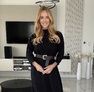 Mulani ruha– Női ruha ajándék övvel fekete – Innova Fashion